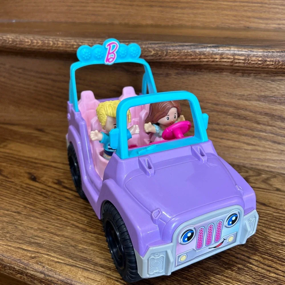 Fisher-Price Little People‎ Barbie Beach Cruiser Kids Purple Jeep HJW77 sounds
